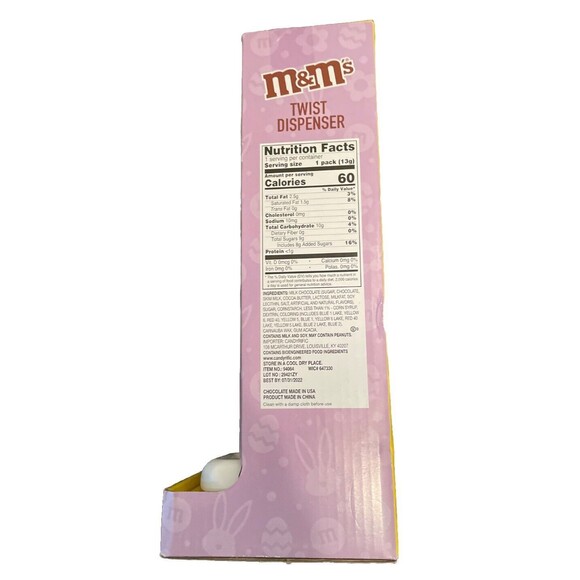 2022 M&M'S RED CHARACTER LIMITED EDITION EASTER 10" TWIST CANDY DISPENSER - Picture 2 of 4